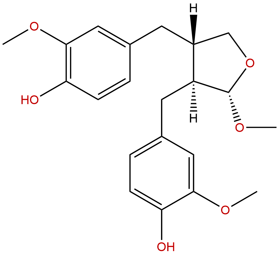 4,4'-Dihydroxy-3,3',9-trimethoxy-9,9'-epoxylignan