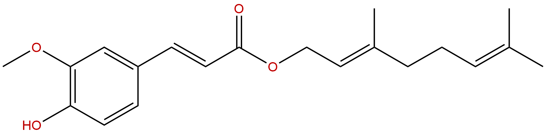 Geranyl ferulate