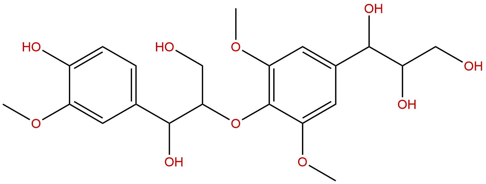 erythro-Guaiacylglycerol β-threo-syringylglycerol ether