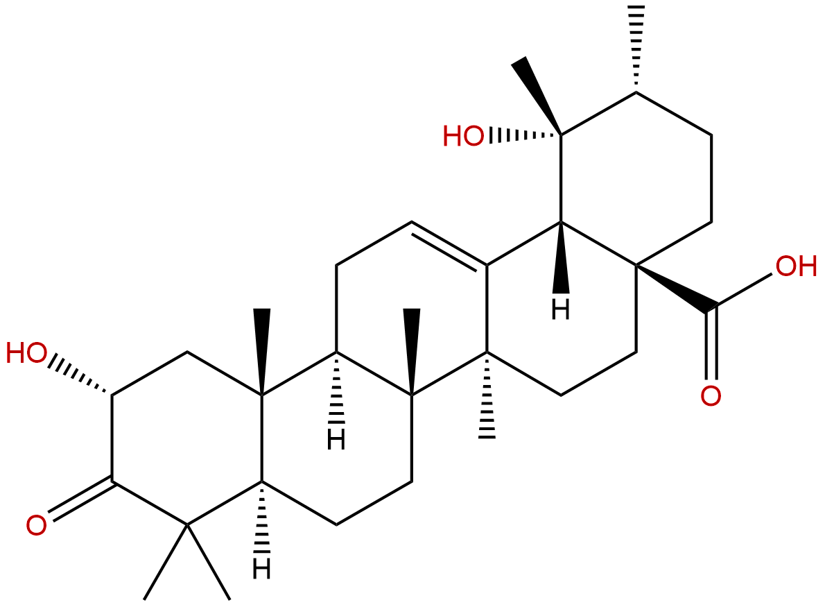 2α,19α-Dihydroxy-3-oxo-urs-12-en-28-oic acid