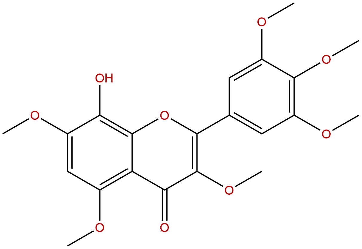 8-Hydroxy-3,5,7,3',4',5'-hexamethoxyflavone