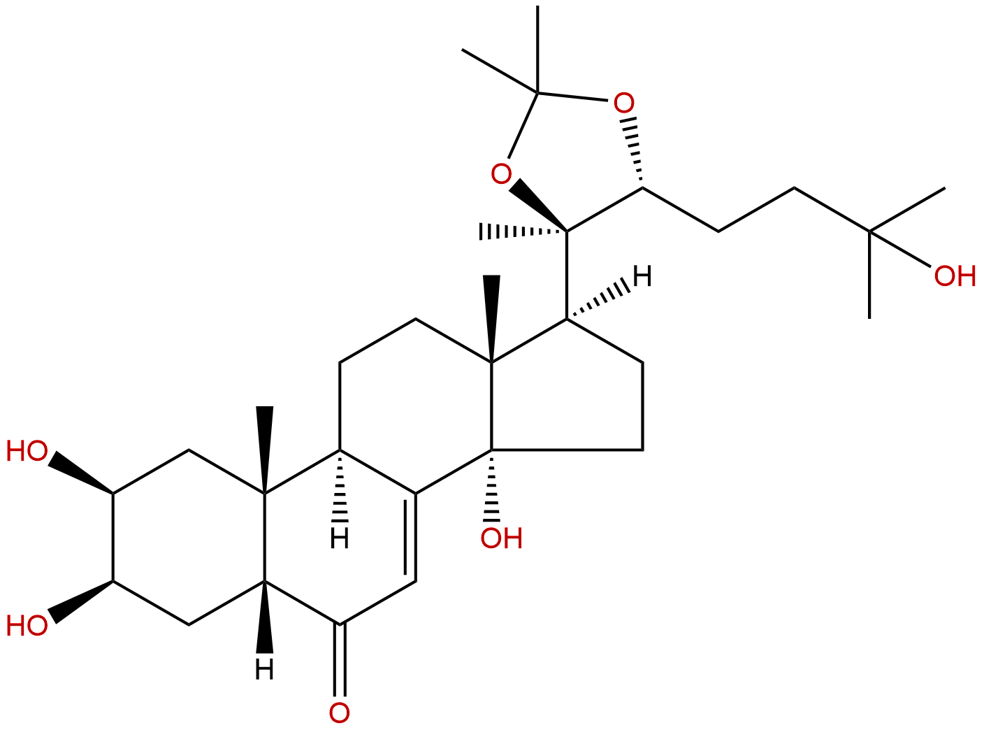 Ecdysterone 20,22-monoacetonide