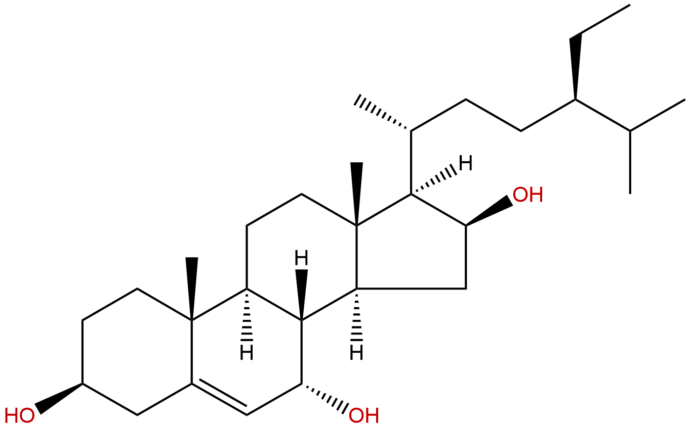 3,7,16-Trihydroxystigmast-5-ene