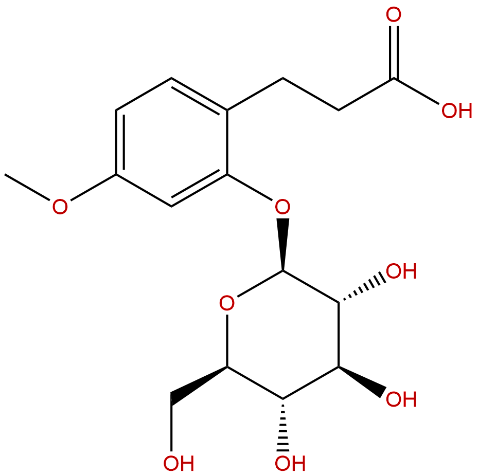 3-(2-Glucosyloxy-4-methoxyphenyl)propanoic acid