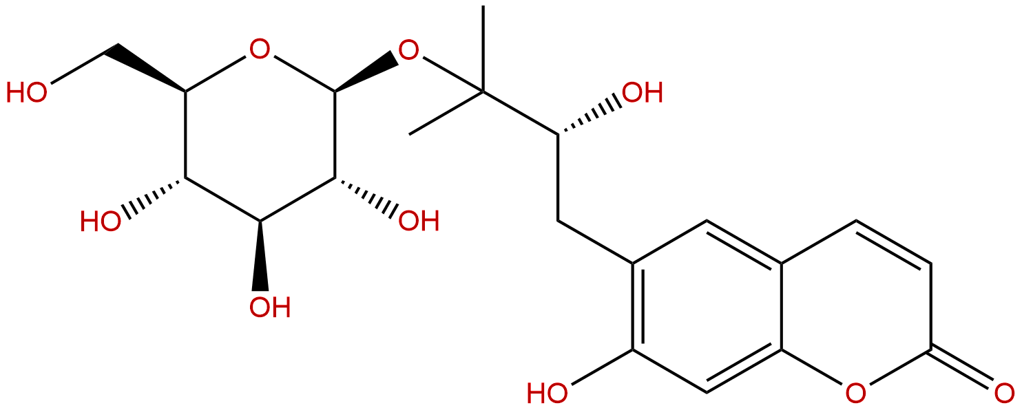 Peucedanol 3'-O-glucoside