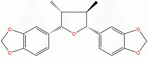 rel-(8R,8'R)-dimethyl-(7S,7'R)-bis(3,4-methylenedioxyphenyl)tetrahydro-furan