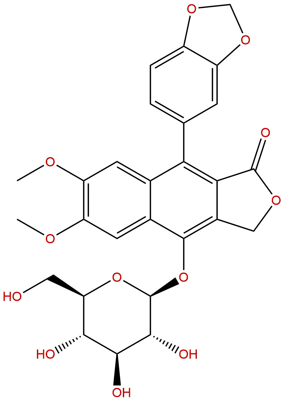 Diphyllin O-glucoside