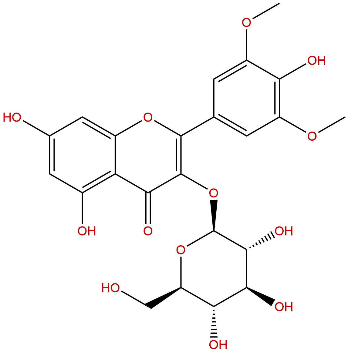 Syringetin 3-O-β-D-glucoside