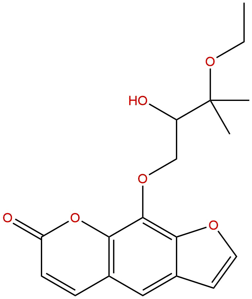 Oxypeucedanin hydrate-3”-ethyl ether