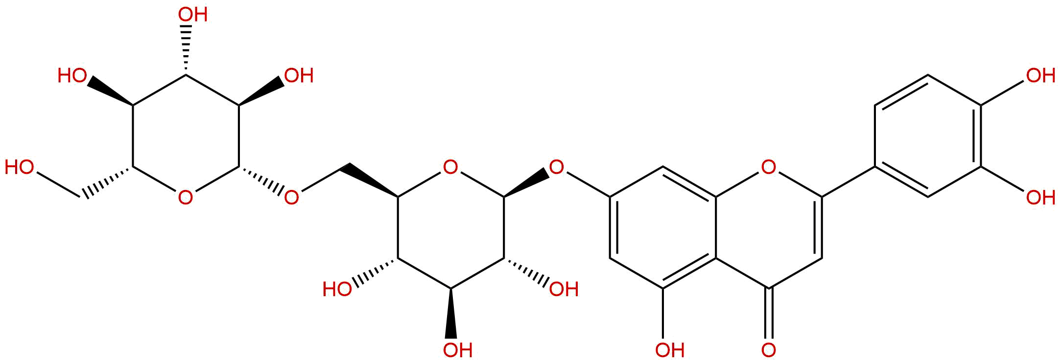 Luteolin 7-O-β-gentiobioside