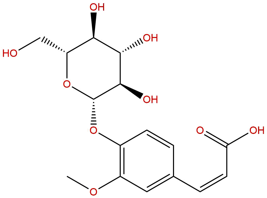 cis-Ferulic acid 4-O-β-D-glucopyranoside