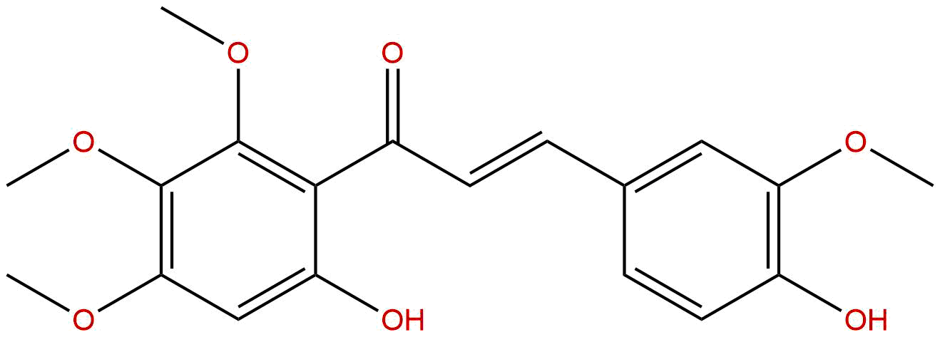 2-(4-Hydroxy-3-methoxy-cinnamoyl)-3.4.5-trimethoxy-phenol