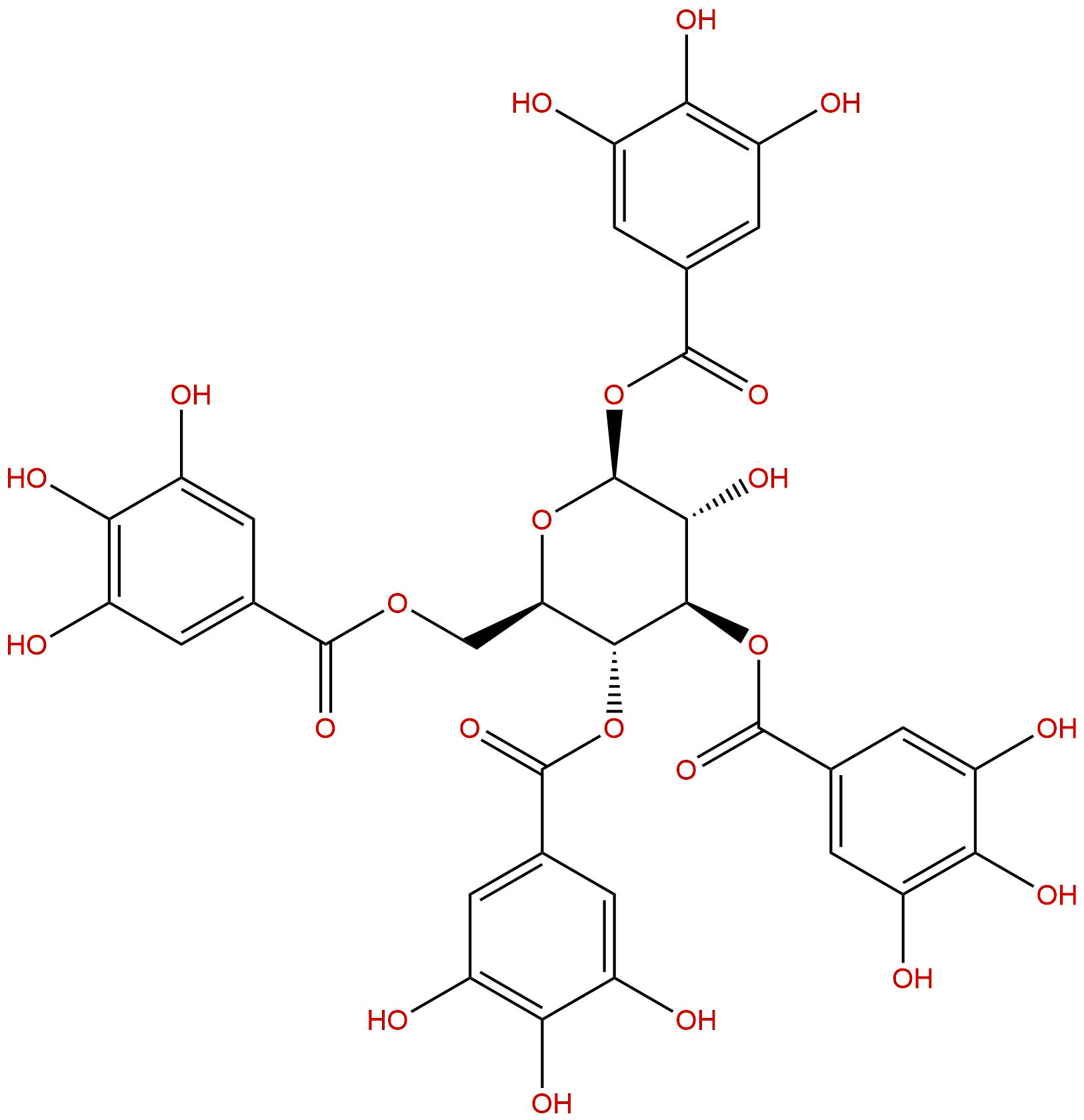 1,3,4,6-Tetra-O-galloylglucose