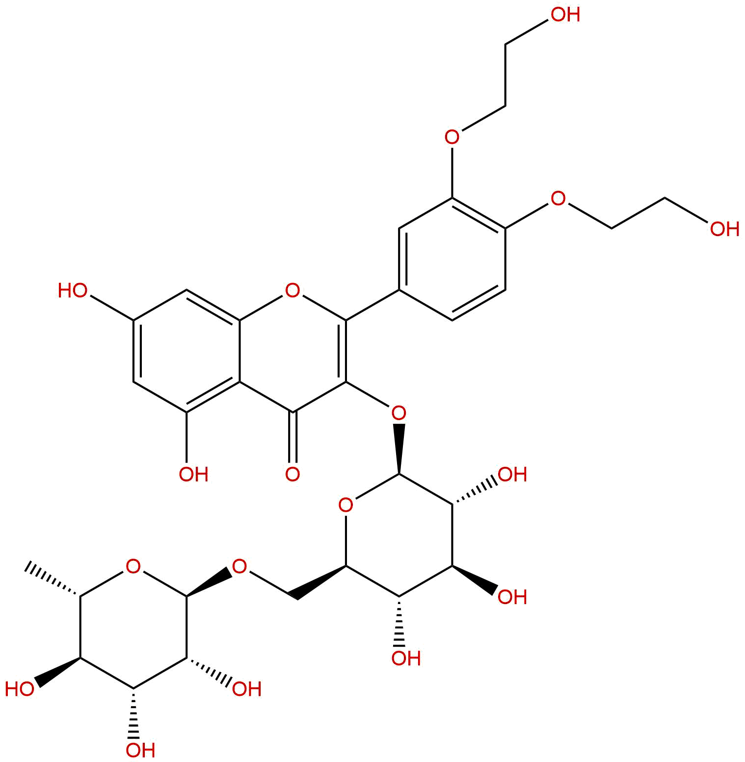 3',4'-Bis(hydroxyethyl)rutoside